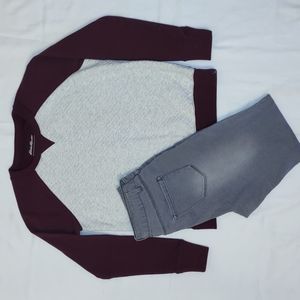 Eddie Bauer women's crewneck sweater legend wash